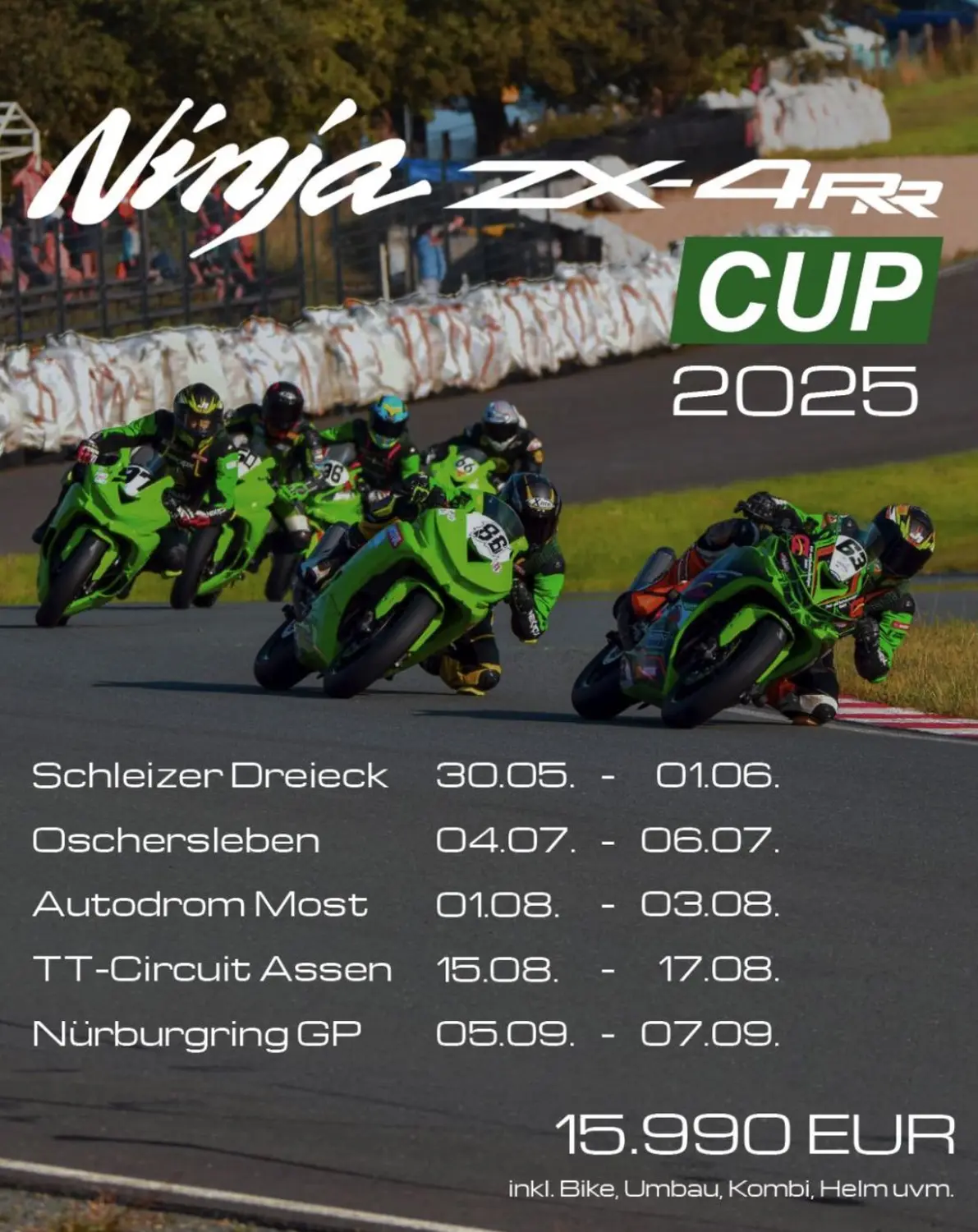 Motorsport Großer - Motorradrennen - Kawasaki Ninja ZX-4RR Cup 2025